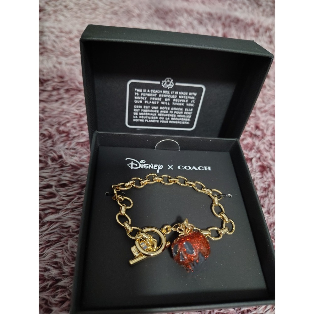 NWT and In Box Coach Disney Dark Fairy Tale Bracelet